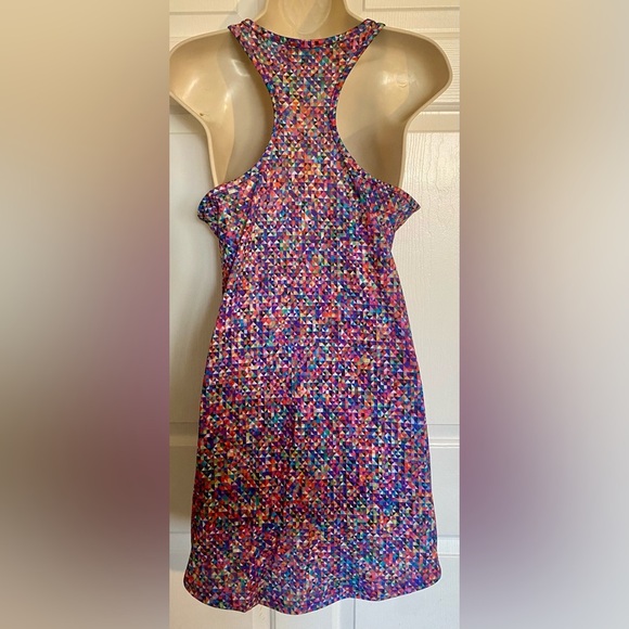 ADIDAS Tennis Workout Dress Racerback Multicolor - Picture 4 of 6